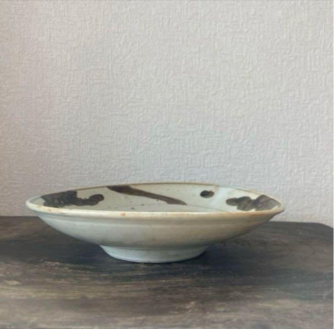 江戸期 波佐見焼 くらわんか皿 古物 骨董 古唐津　古伊万里　スリップウェア