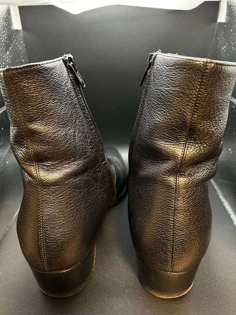 【のん】《美品》サンローラン パリ サイドジップ ブーツ ブラック 41