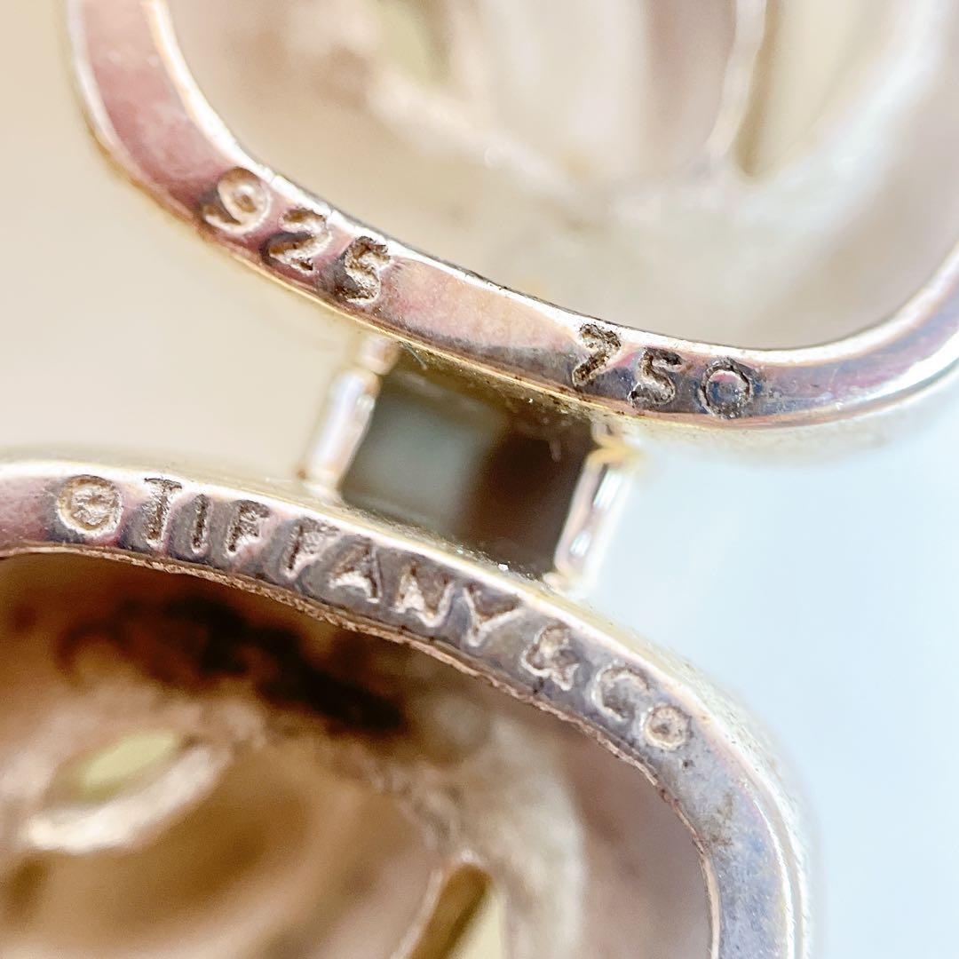 希少　ティファニー　ヴィンテージ　コンビ　ブローチ　925 750