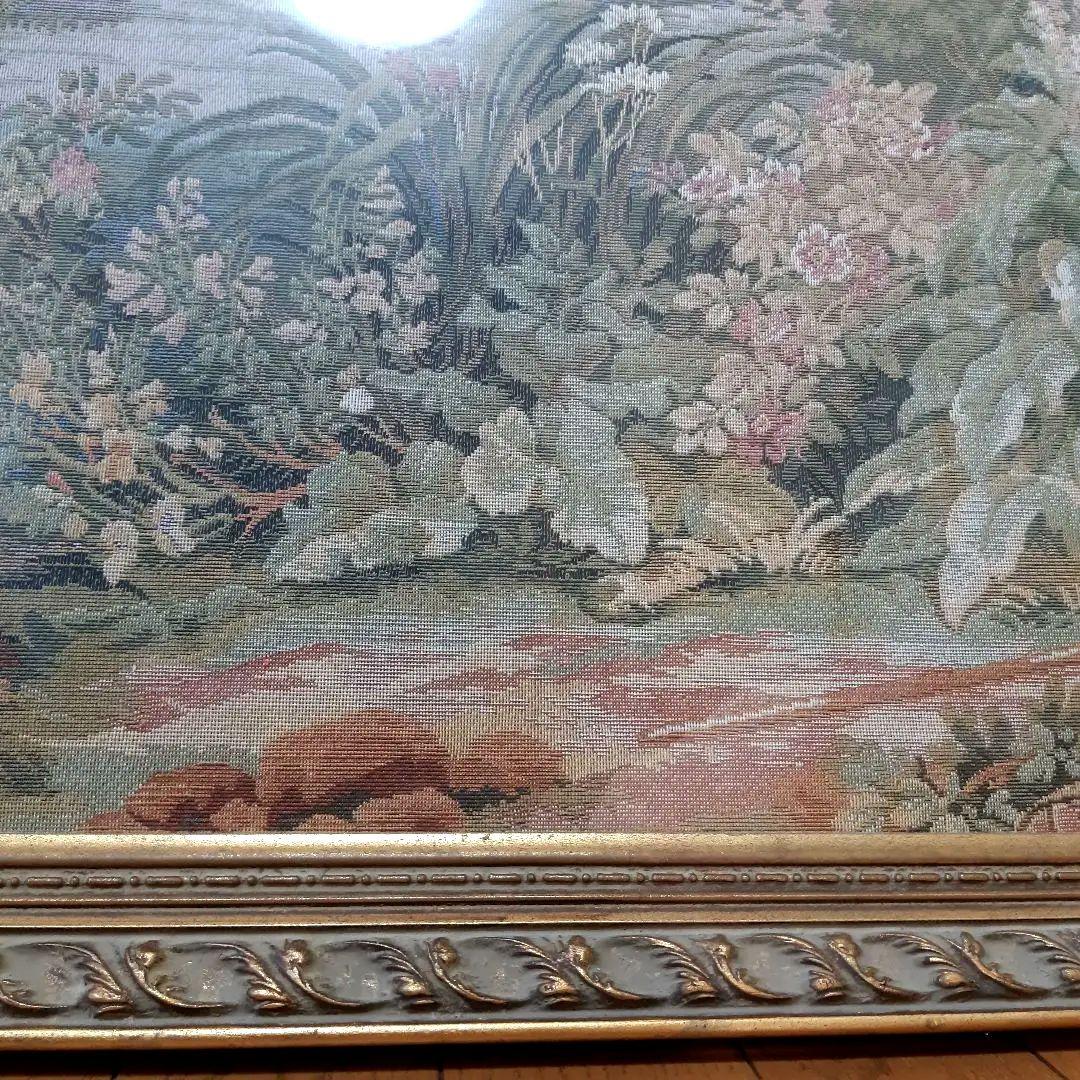 絵画　タペストリー　インテリア　アート　ゴブラン織　額縁　芸術　絵