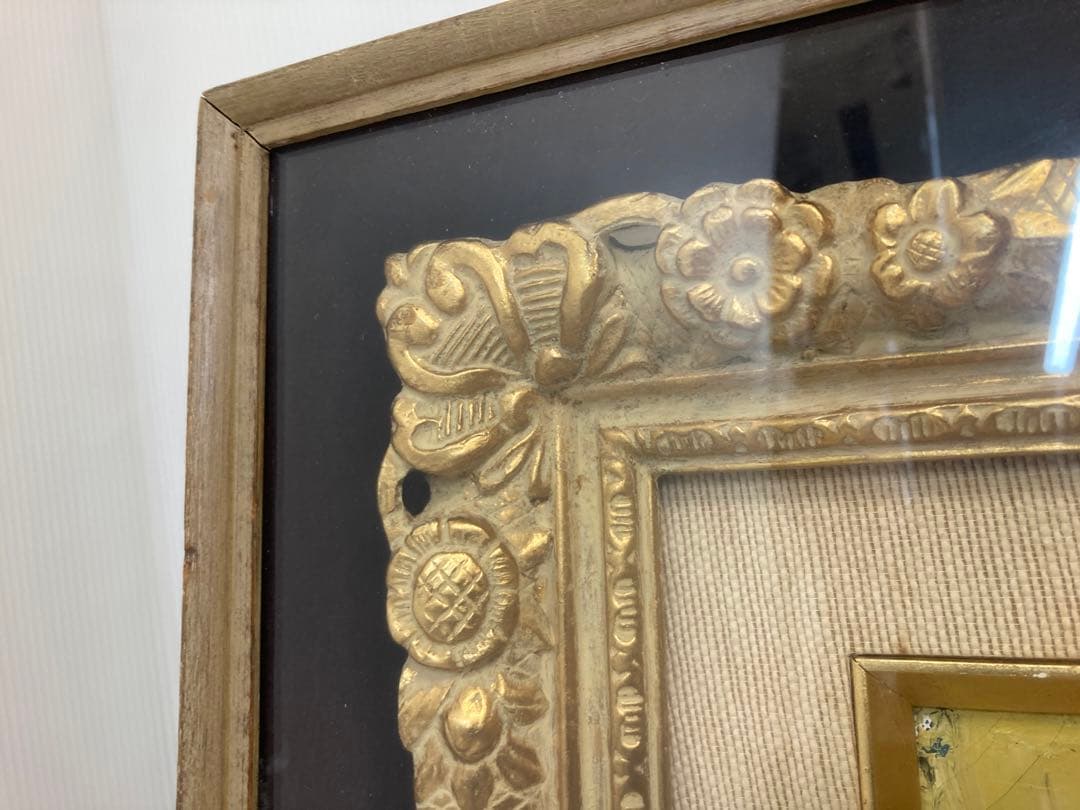 菅原洸人　油絵　「緑色の船」