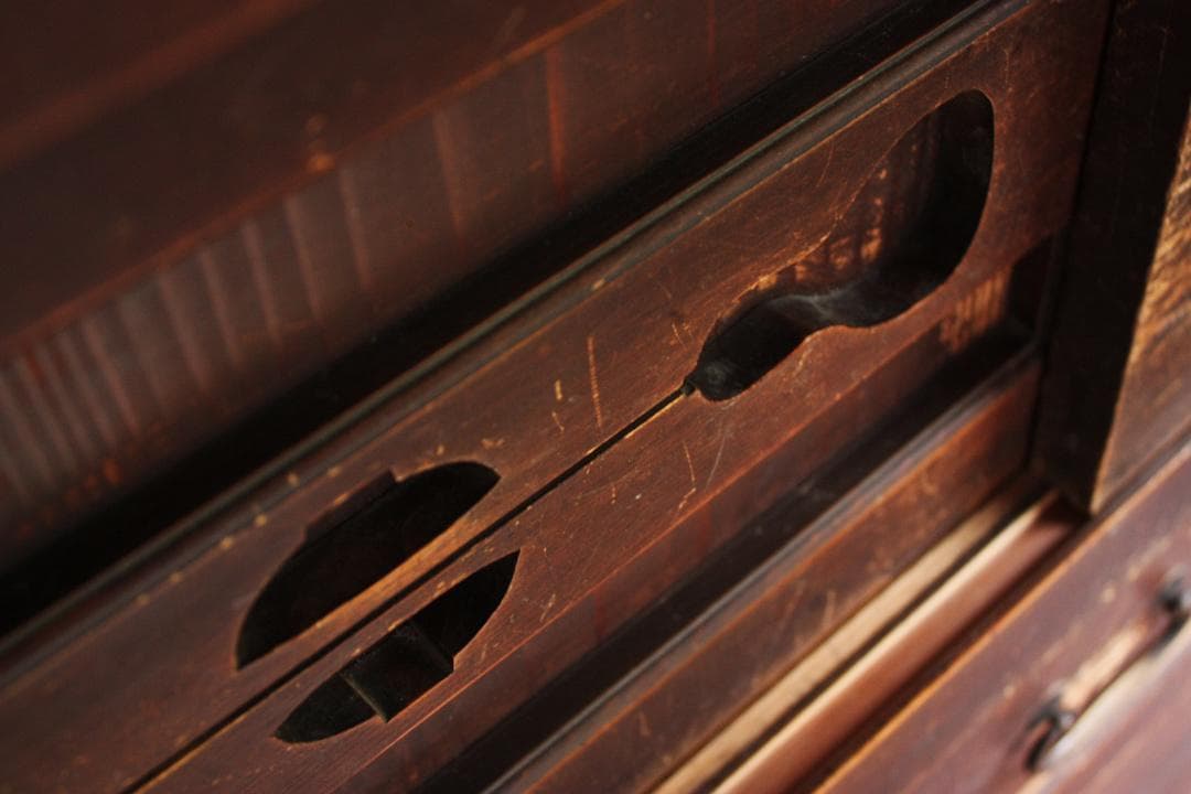 水屋箪笥 飾り棚 茶箪笥 昭和レトロ アンティーク 水屋 古民家 古家具 民藝