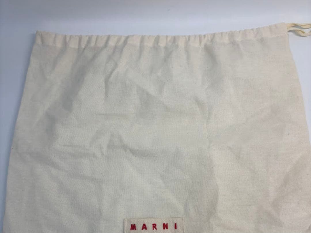 MARNI マルニ トランク レザー ショルダーバッグ 2way グレー