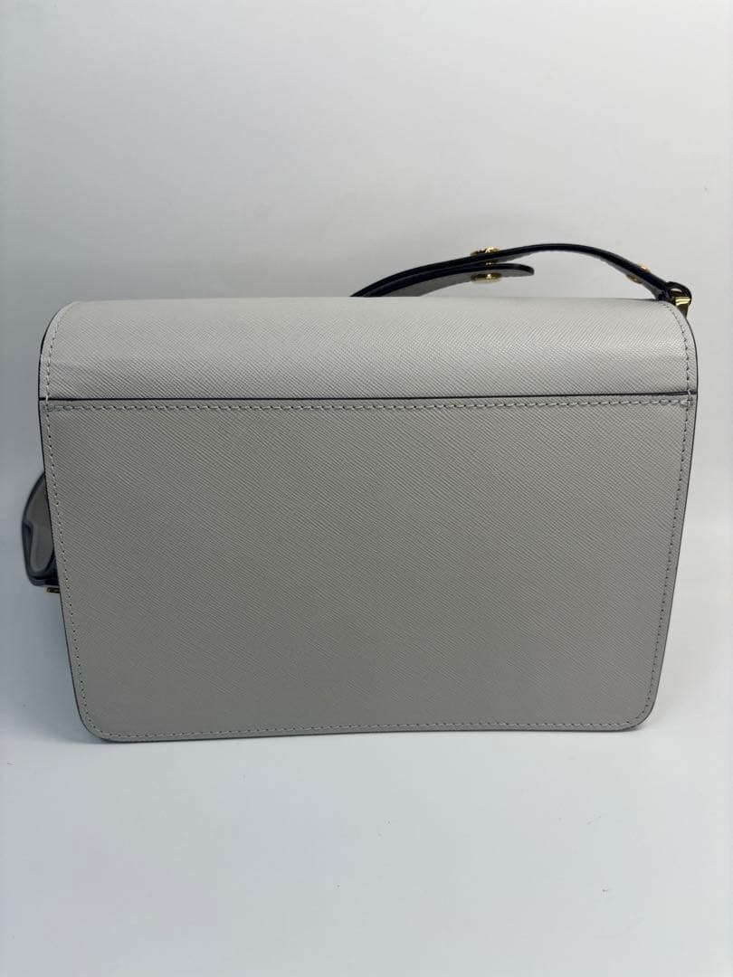 MARNI マルニ トランク レザー ショルダーバッグ 2way グレー