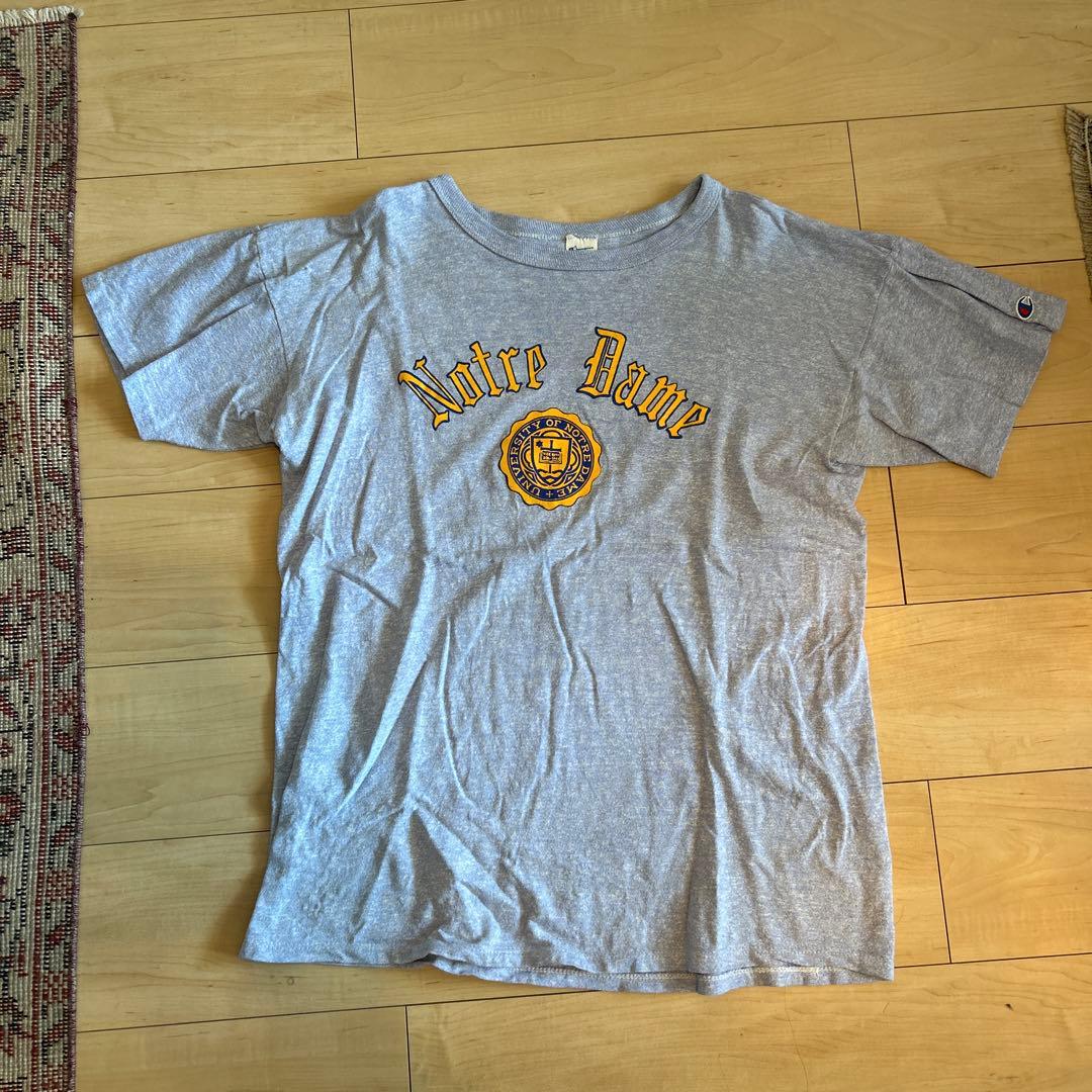 トップス 80s champion vintage NOTRE DAME tee