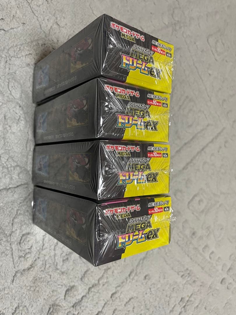 ポケモンセンター　ポケモンカード MEGAドリームex 4BOX シュリンク付き