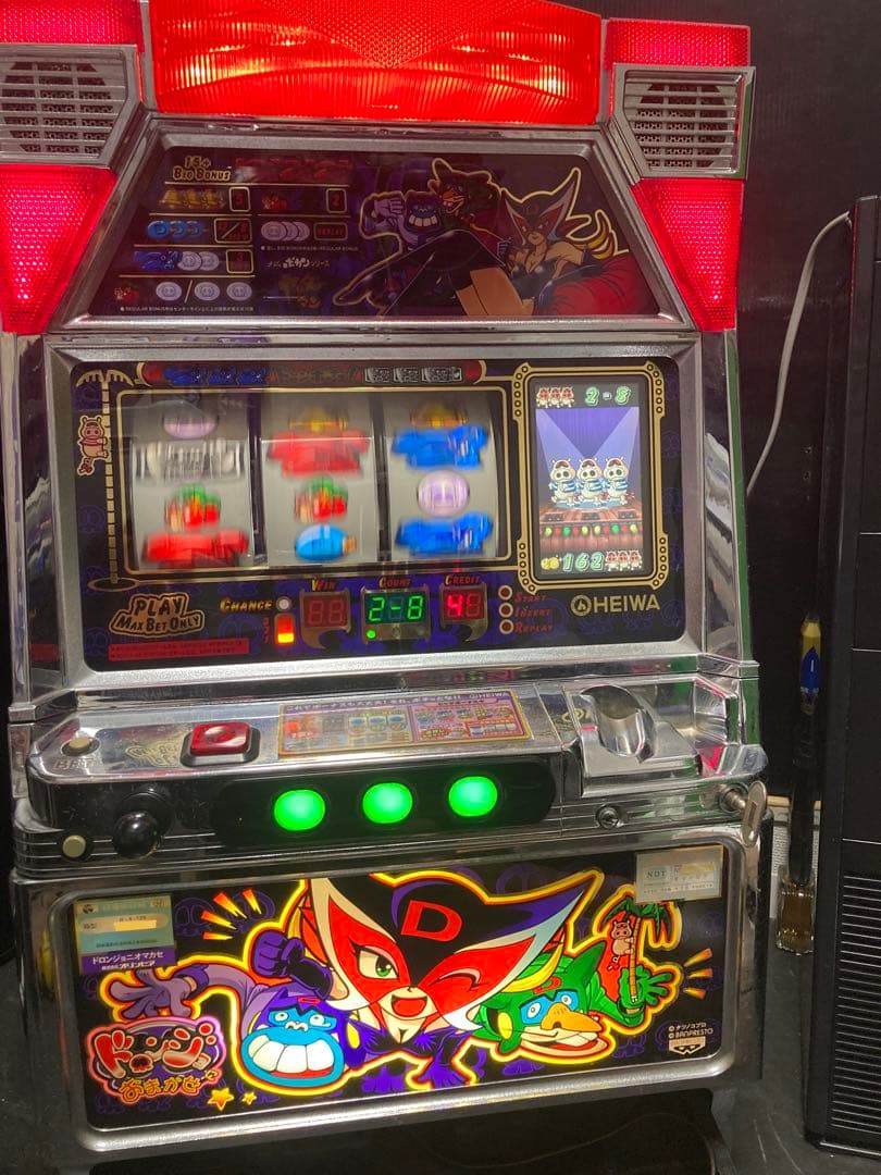 パチスロ実機 ドロンジョ 不要機 ボリューム 設定、ドアキー 4号機