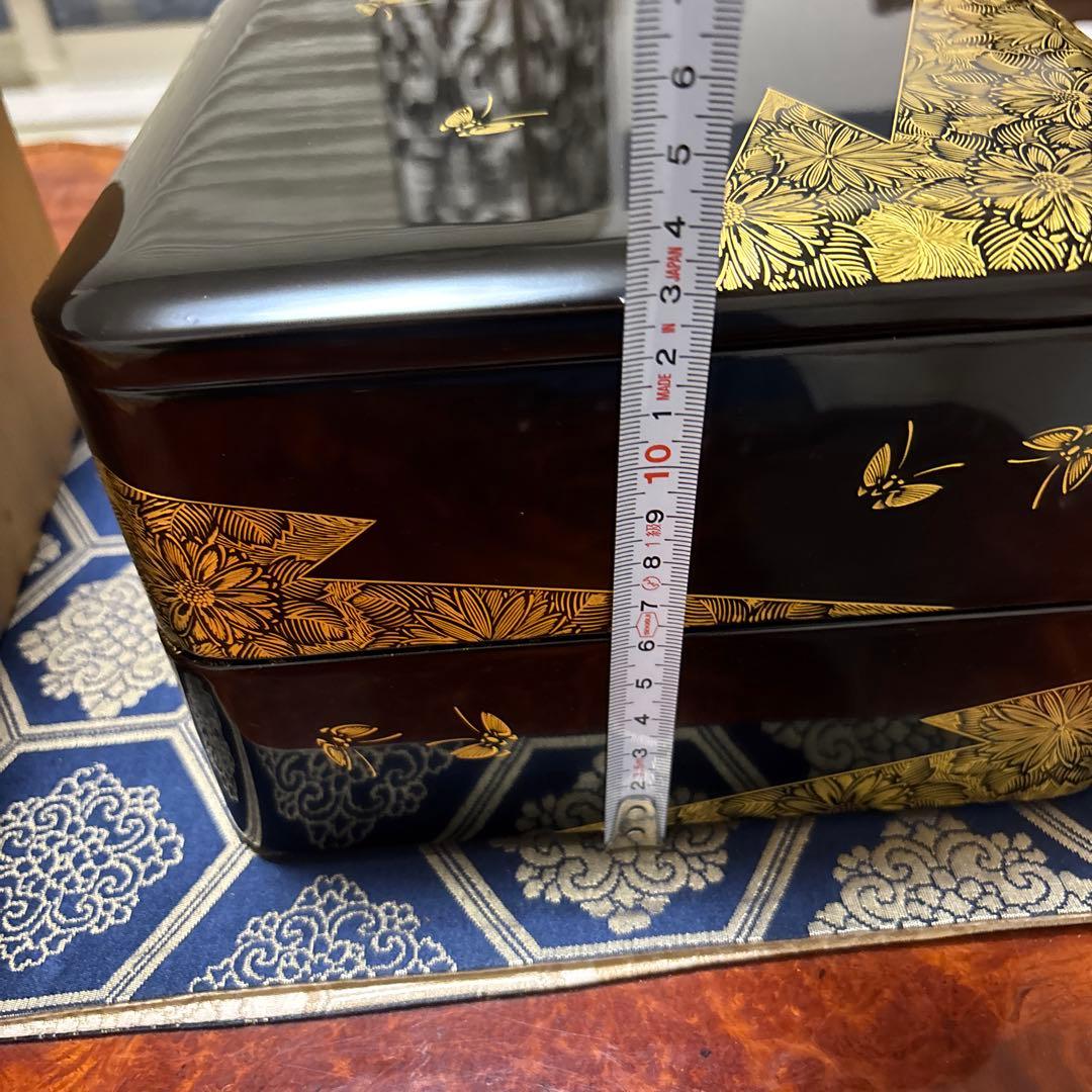 二役堂製 金箔装飾 重箱