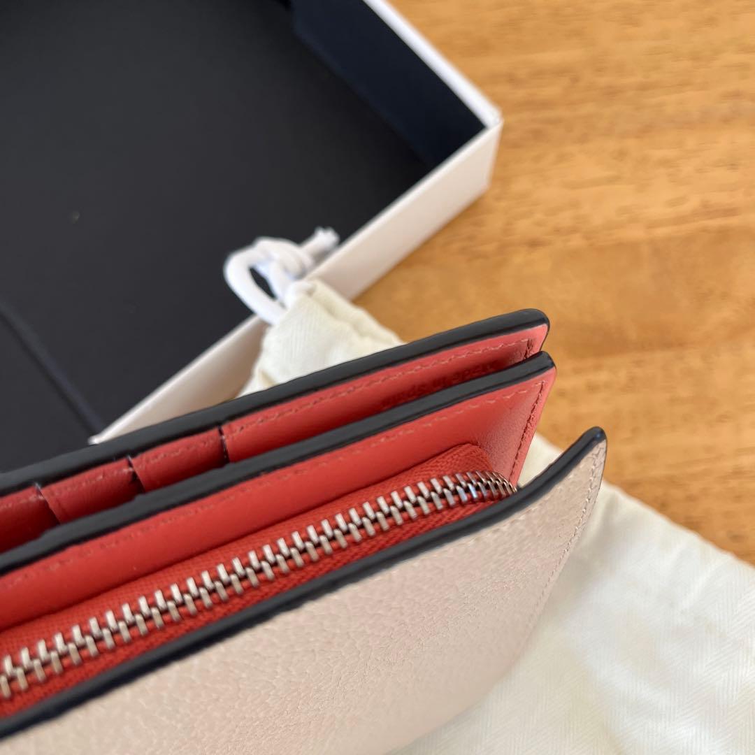 ロエベ　コンパクト ジップウォレット　ソフトグレインカーフ