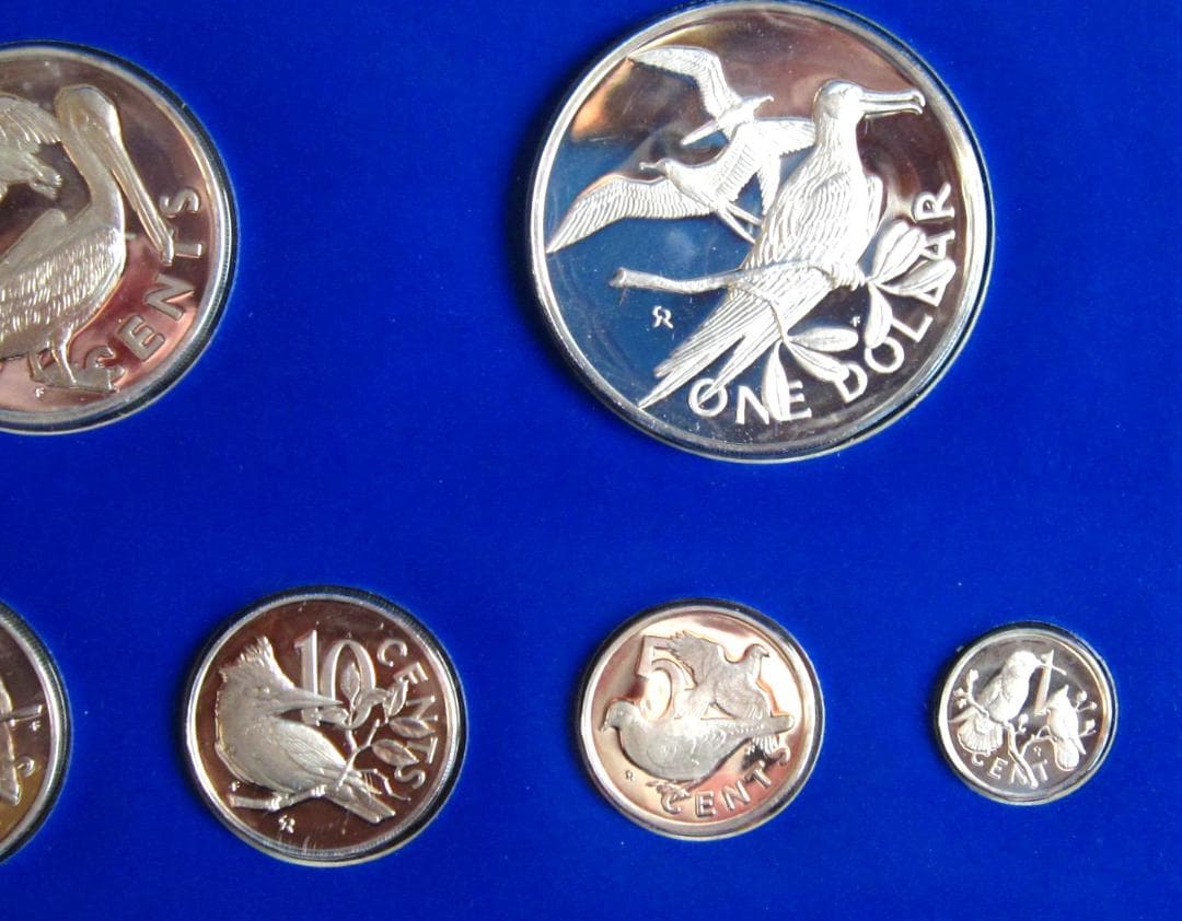 １９７７年　ヴァージン諸島　エリザベス２世女王在位２５年記念　銀貨プルーフセット