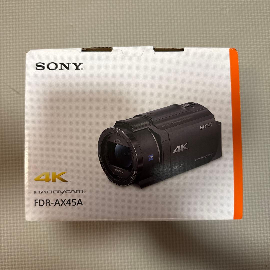 SONY FDR-AX45 4Kビデオカメラ+カメラケース　ブラック　極美品
