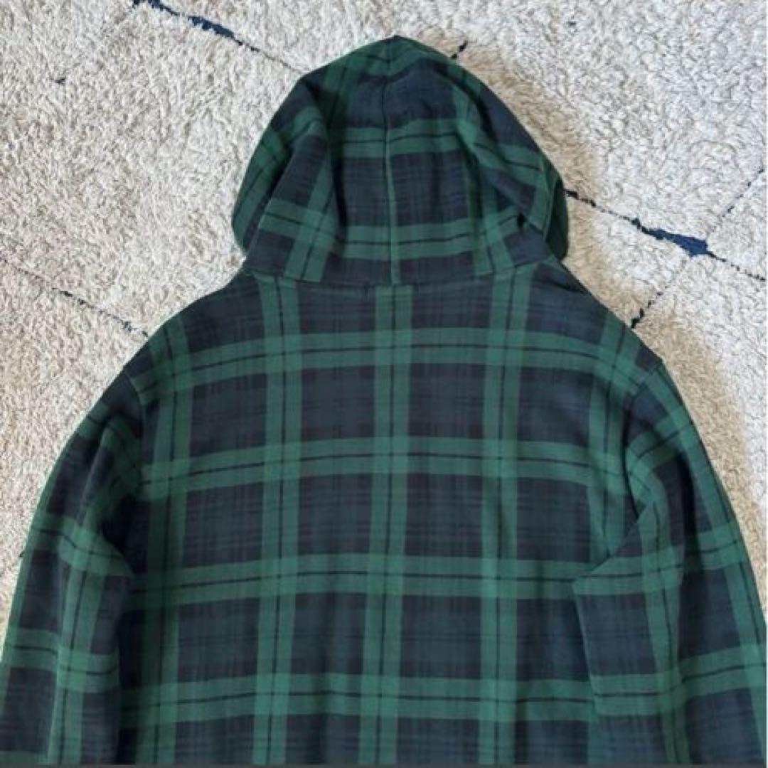 【希少✨】ポロラルフローレン　パーカー　レザーポニー　チェック　プルオーバー　Ｌ