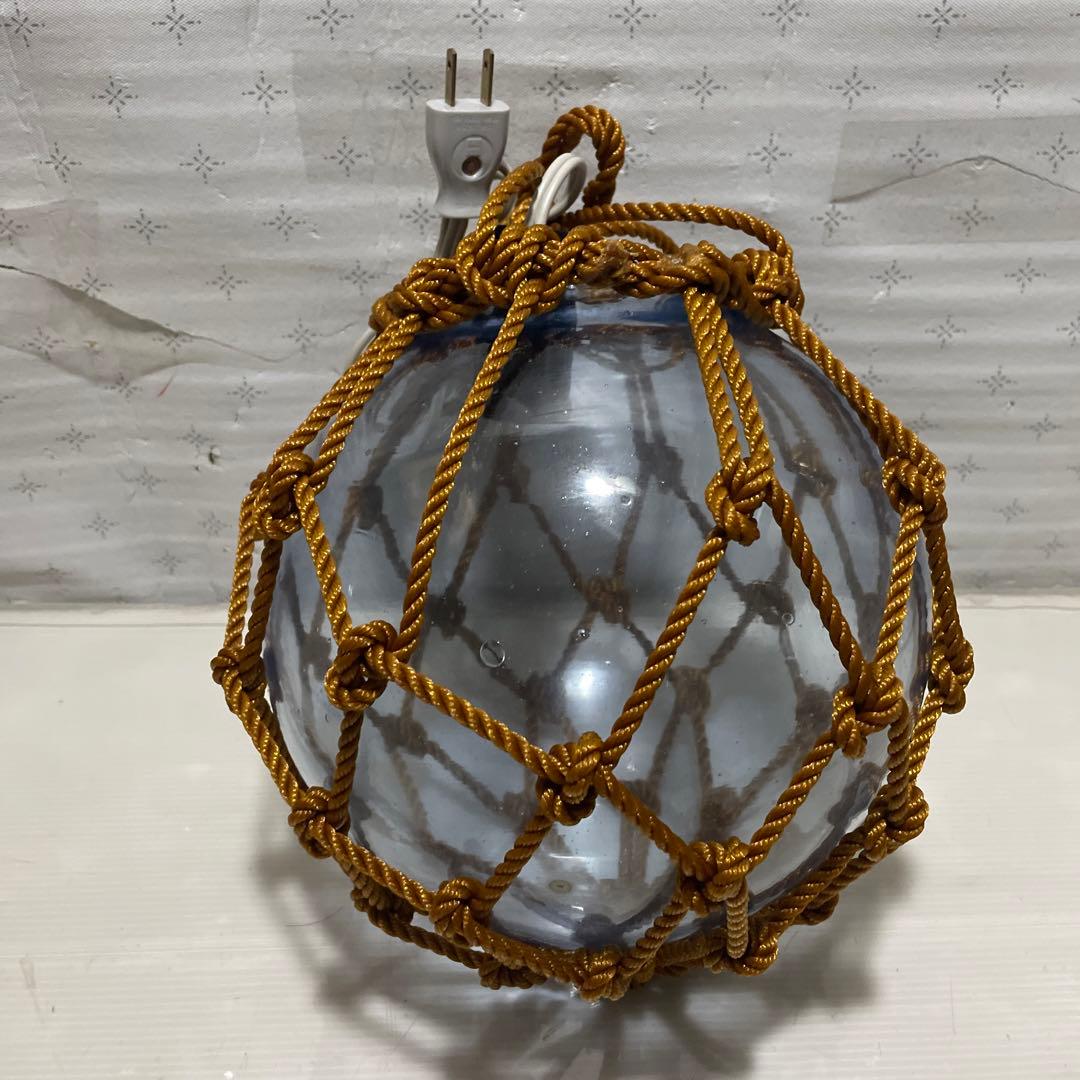 ガラス 浮玉❓ ランプ 照明 ペンダントライト ③