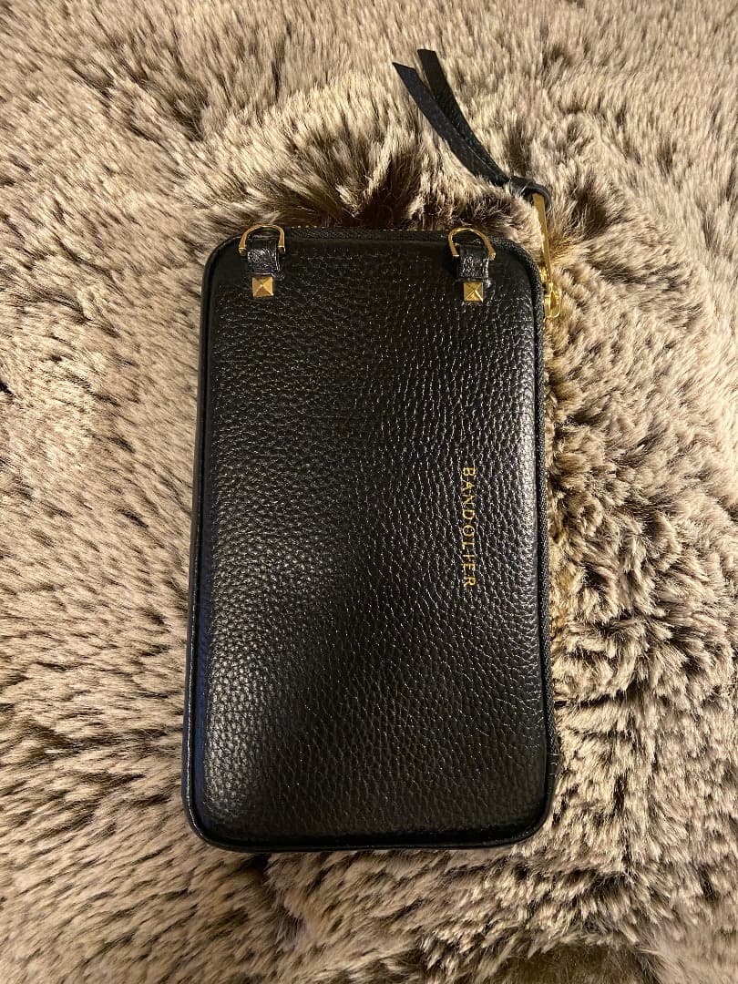 【未使用品】バンドリヤー エキスパンデッド ポーチ ブラック ゴールド