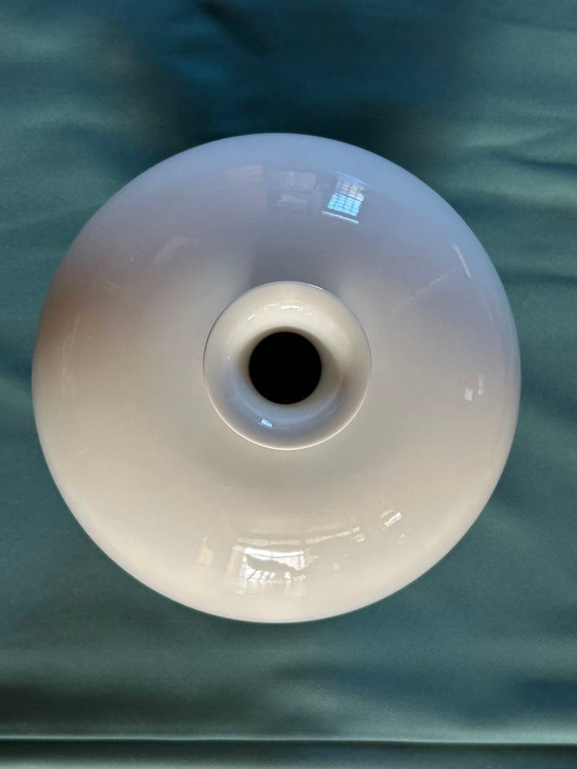 白磁　花瓶　高麗庵清六窯　清六作