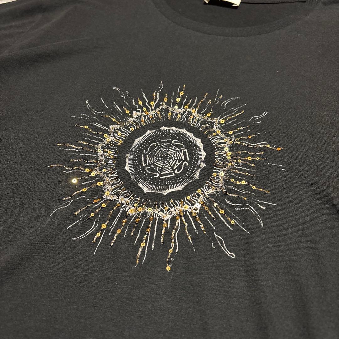SAINT LAURENT PARIS スパンコールTシャツ