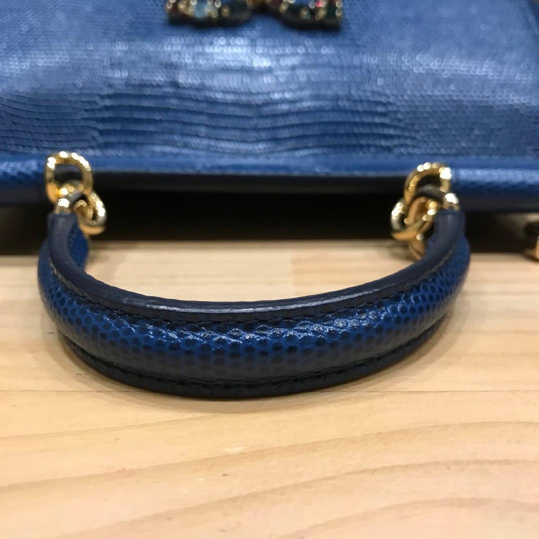 ほぼ未使用 DOLCE&GABBANA ドルガバ シシリー 2WAYバッグ