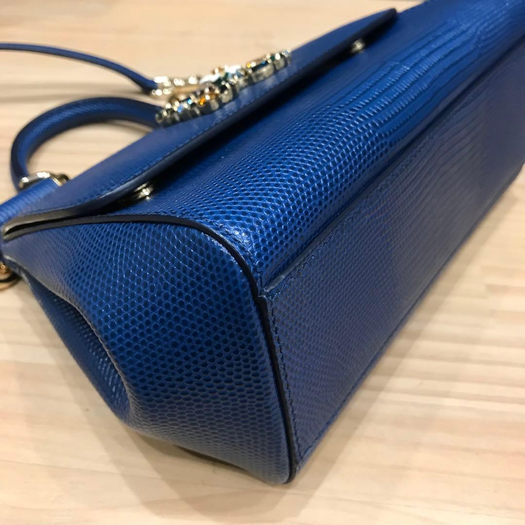 ほぼ未使用 DOLCE&GABBANA ドルガバ シシリー 2WAYバッグ