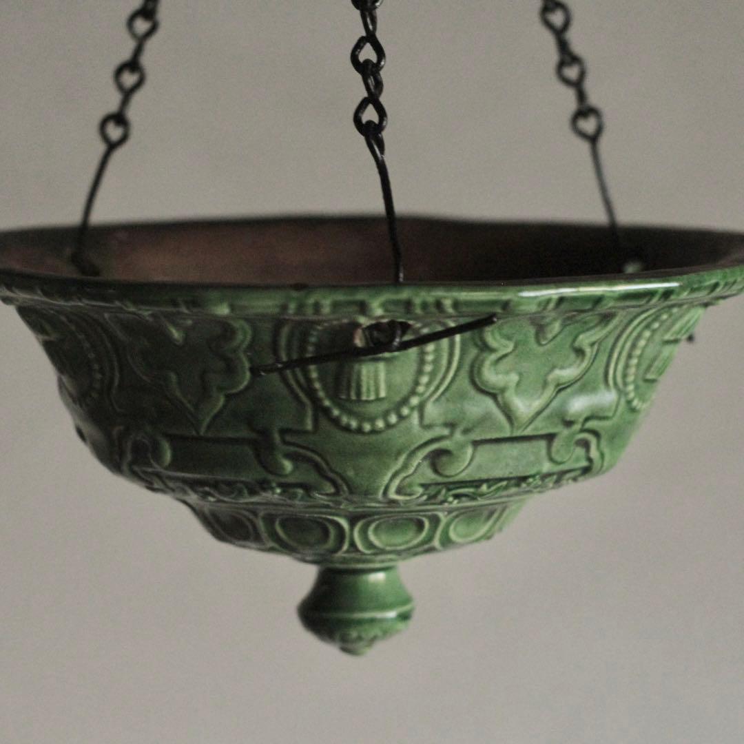 バルボティーヌ 吊り鉢 ハンギングプランター 古道具 アンティーク 希少！