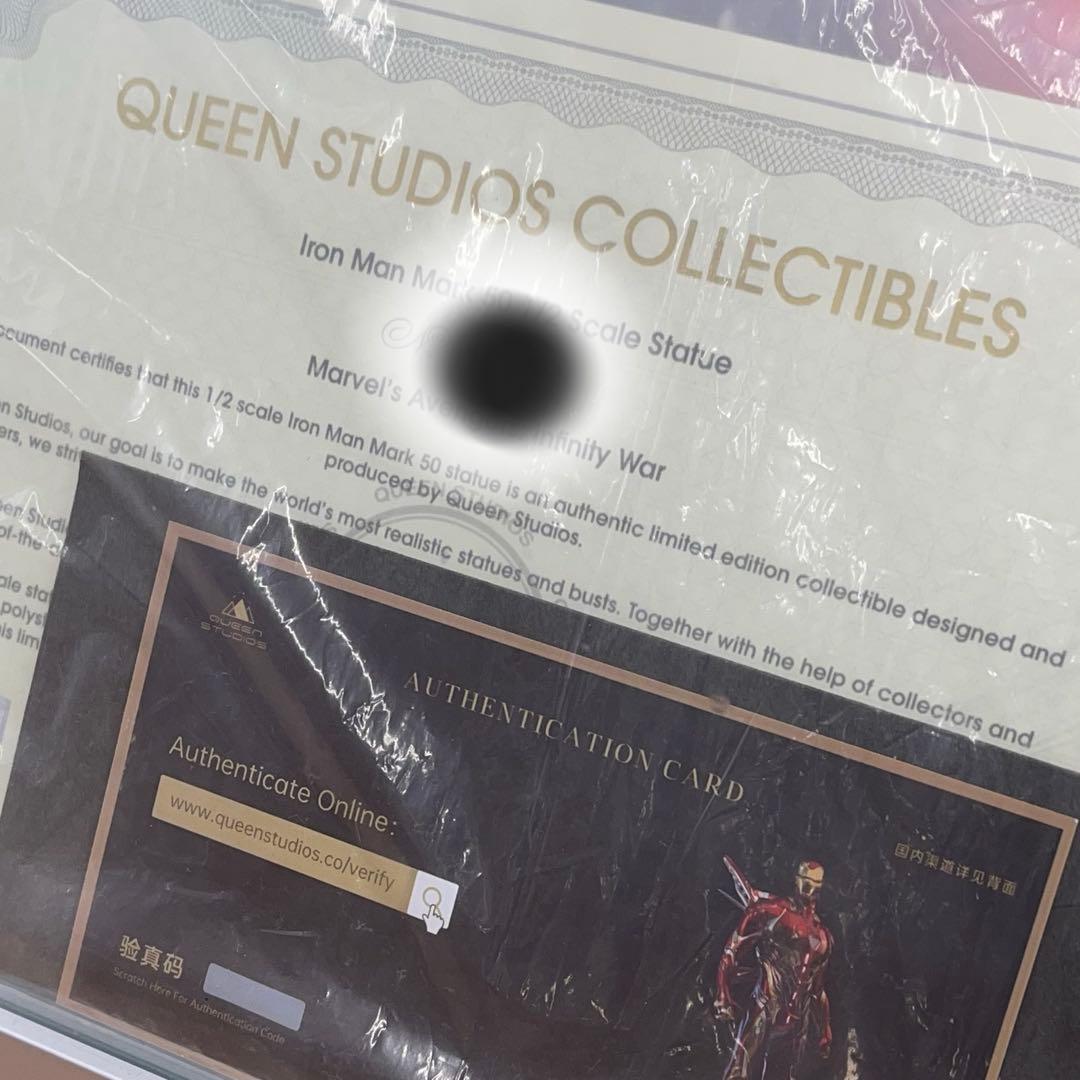 アイアンマン・マーク50マーベル クイーン・スタジオ スタチュー 1/2