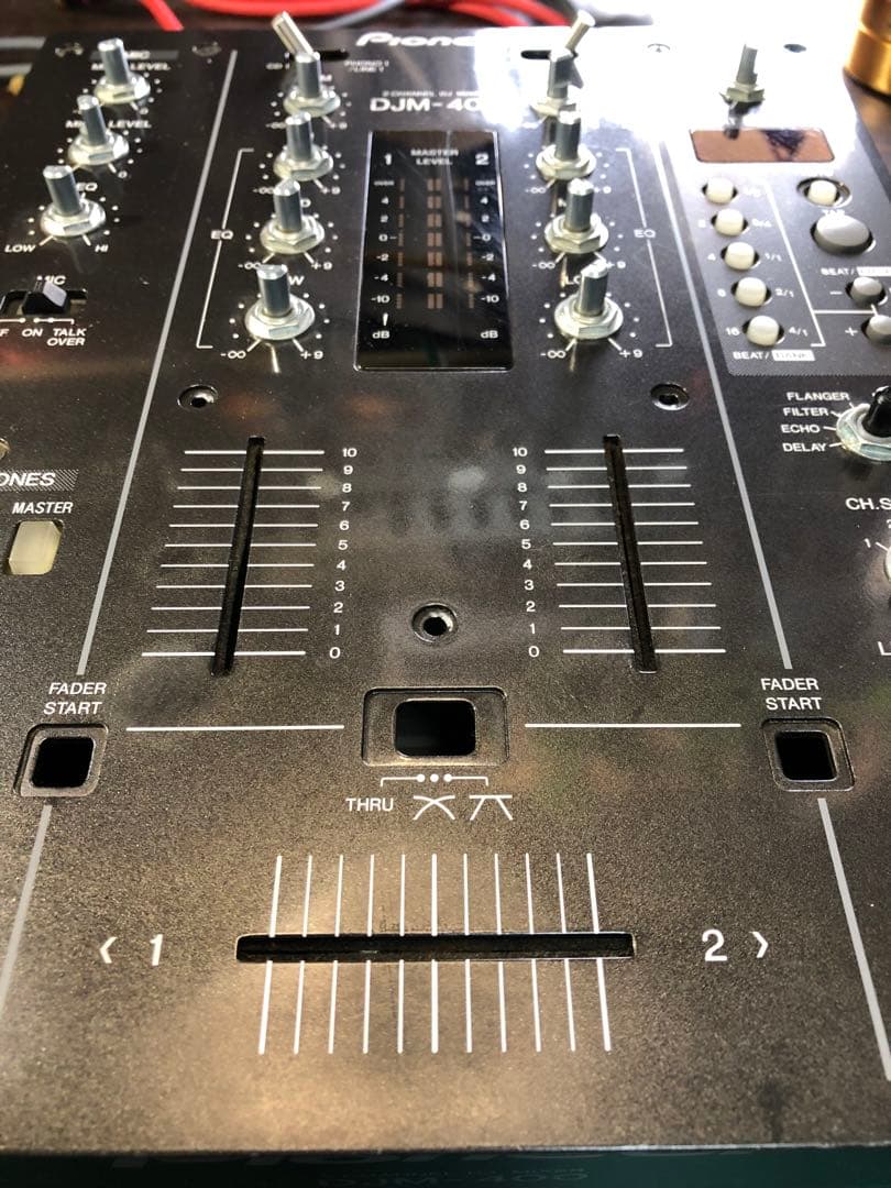 pioneer dj パイオニア　DJM-400 縦横フェーダーメンテナンス