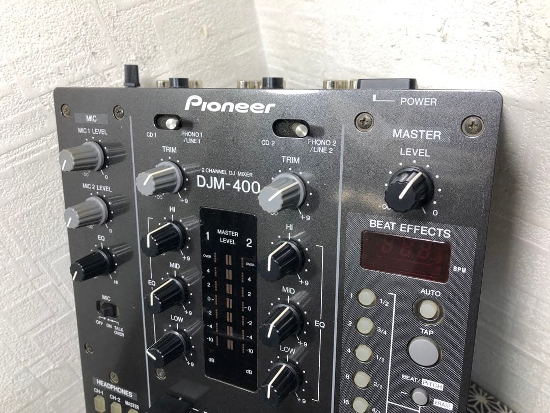 pioneer dj パイオニア　DJM-400 縦横フェーダーメンテナンス
