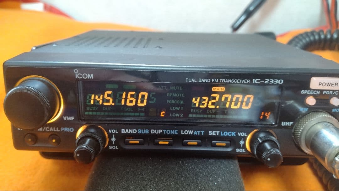 ICOMディユアルバンド144/430M IC-2330動作OK