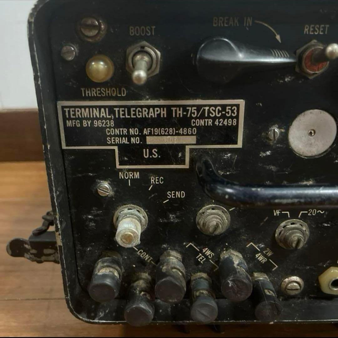 米軍　実物　TERMINAL TELEGRAPH TH -75/TSCー53
