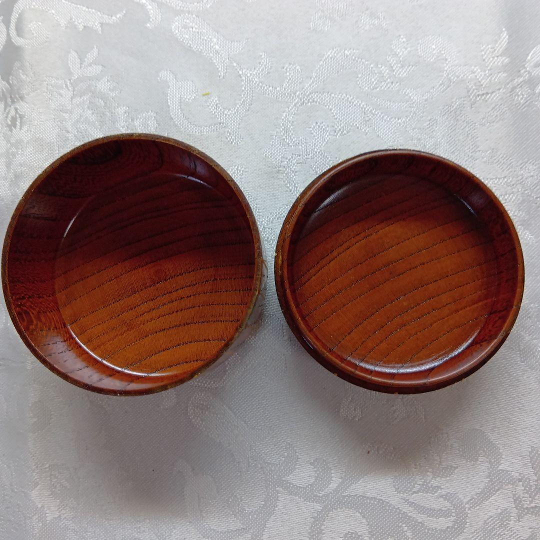 欅　 虫かご模様　香合　棗