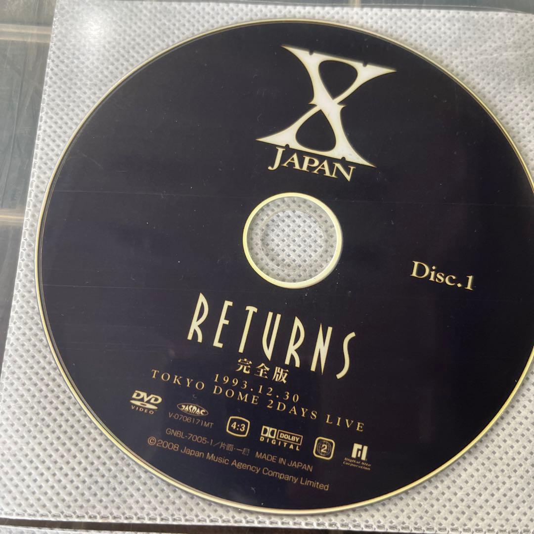 X JAPAN RETURNS 完全版 6枚組 DVD
