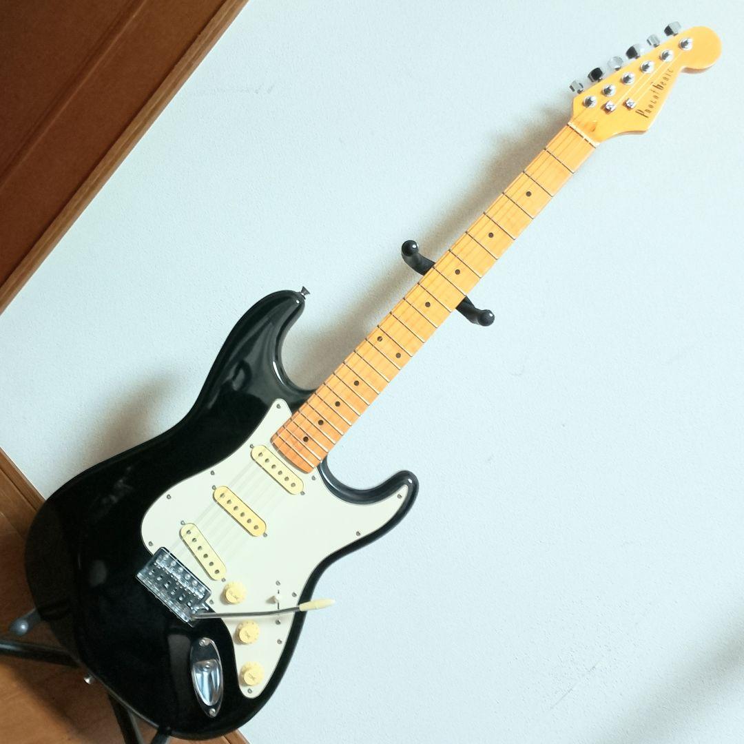 PhotoGenic　ストラトキャスタータイプ　エレキギター　ブラック