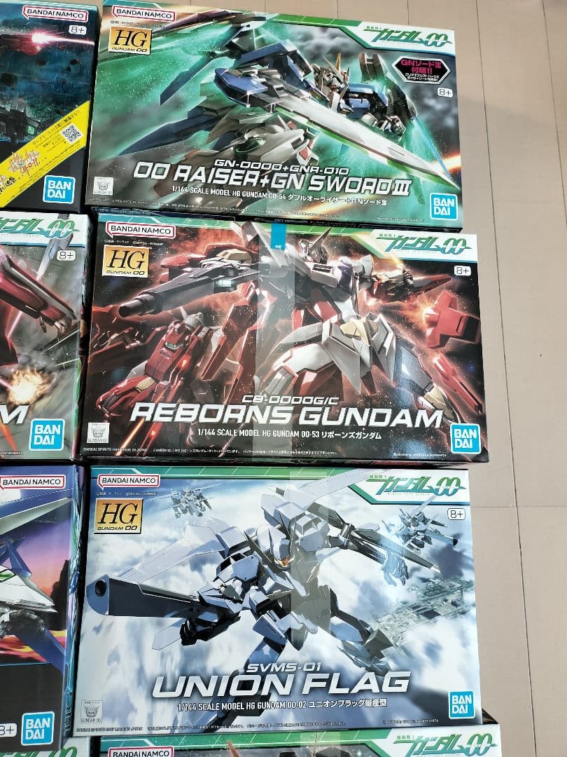 HG ガンダムOO 9機新品未開封セット