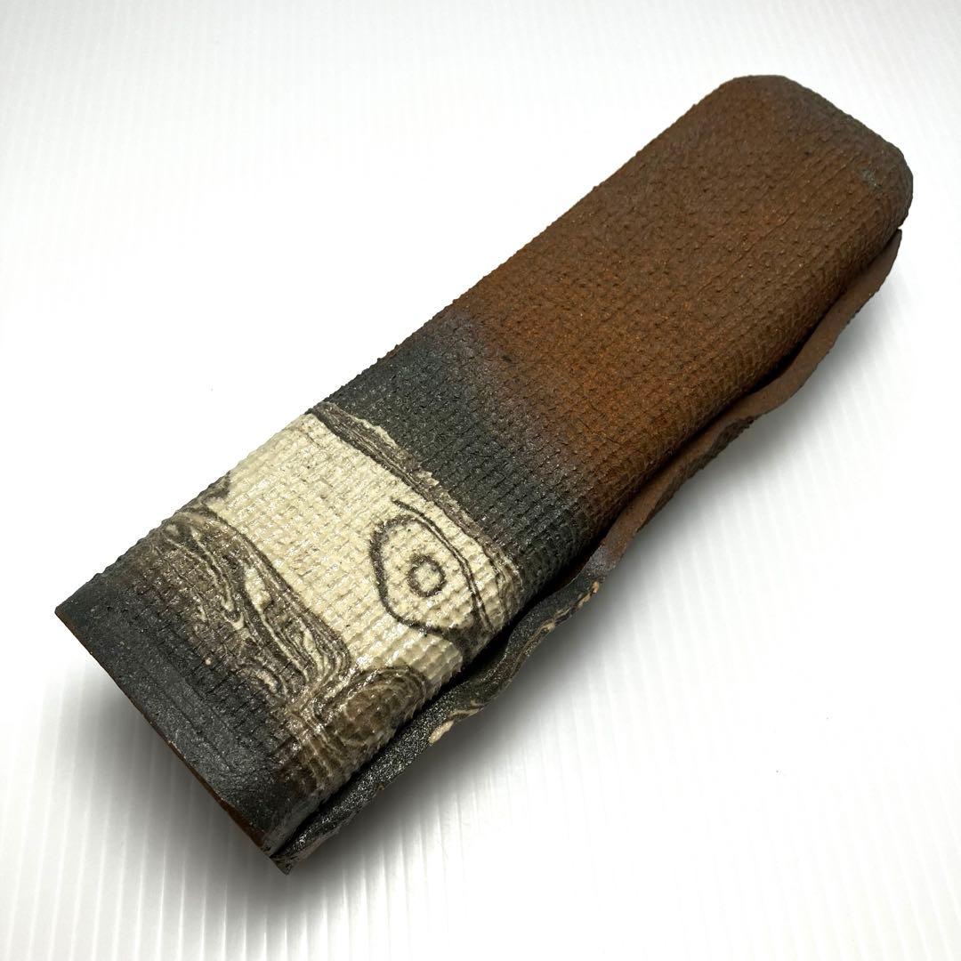 未使用 希少 越前 清水窯 花入 花瓶 伝統工芸 福井 木箱 説明書付き