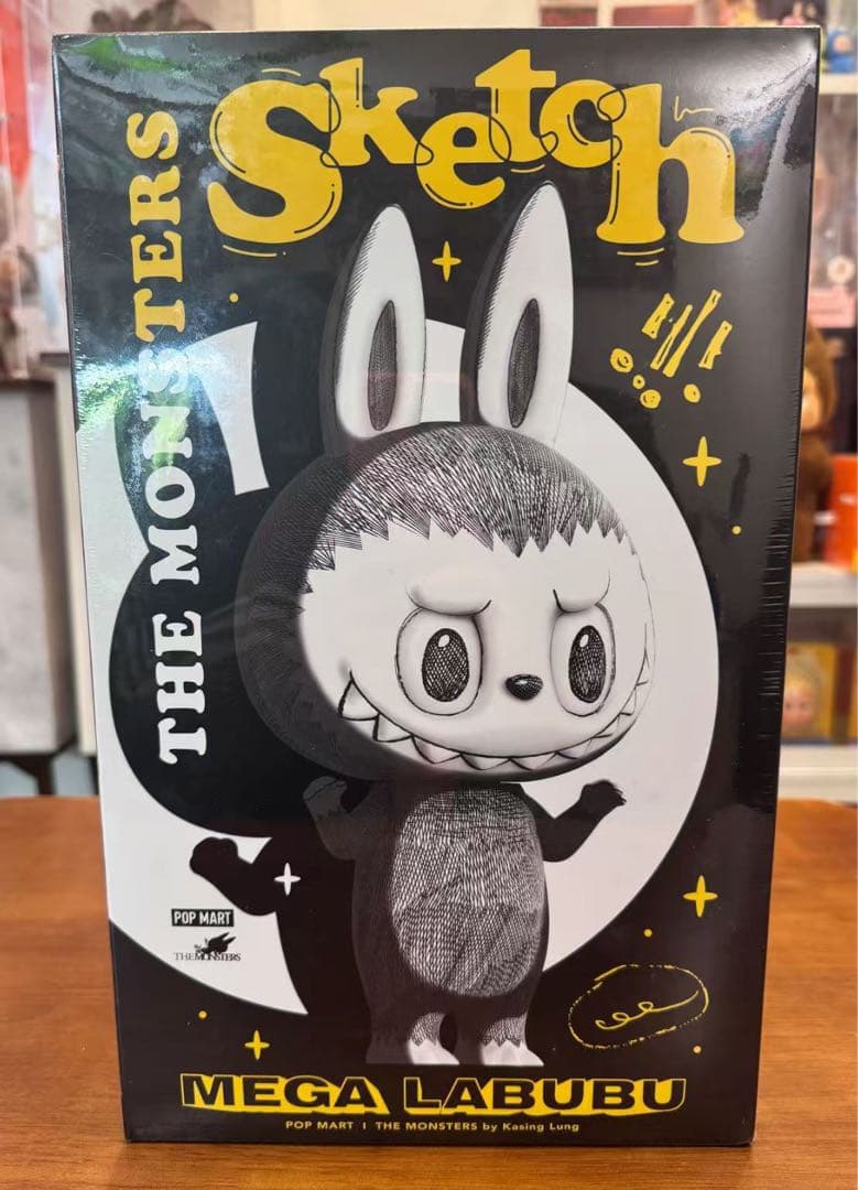 POPMART正規品 MEGA LABUBU 400% sketch 素描ver