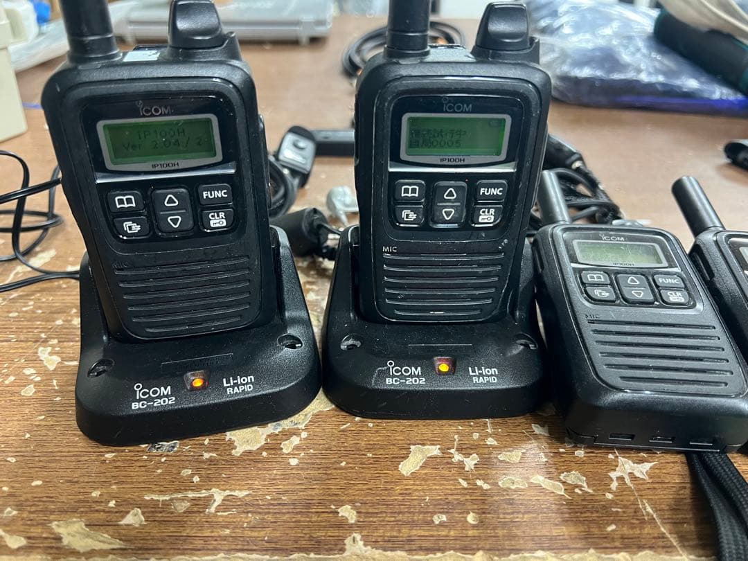 IPネットワーク上で動作 IP100H トランシーバー ６台セット