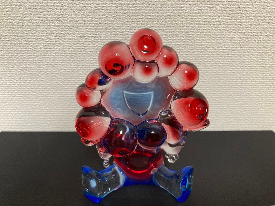 ミャクミャク　クリアフィギュア(レッド×ブルー)バイオマスプラスチック製