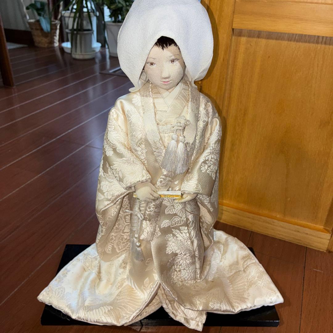 オールハンドメイド綿帽子の花嫁人形