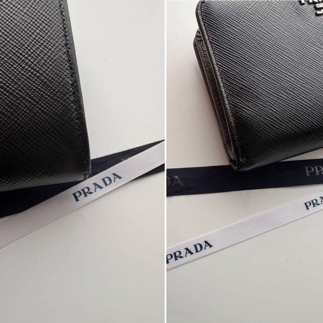 【美品】 252 PRADA プラダ 2つ折り財布