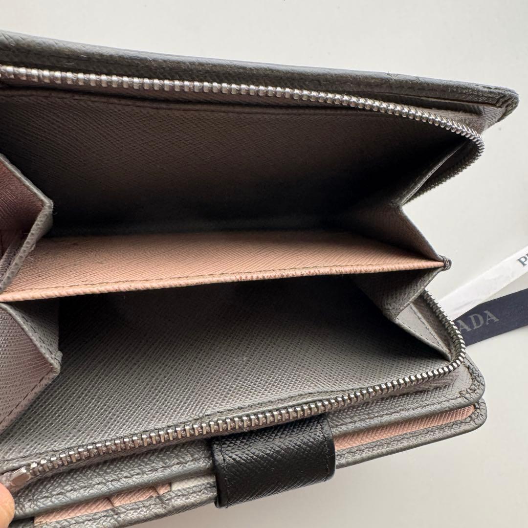 【美品】 252 PRADA プラダ 2つ折り財布