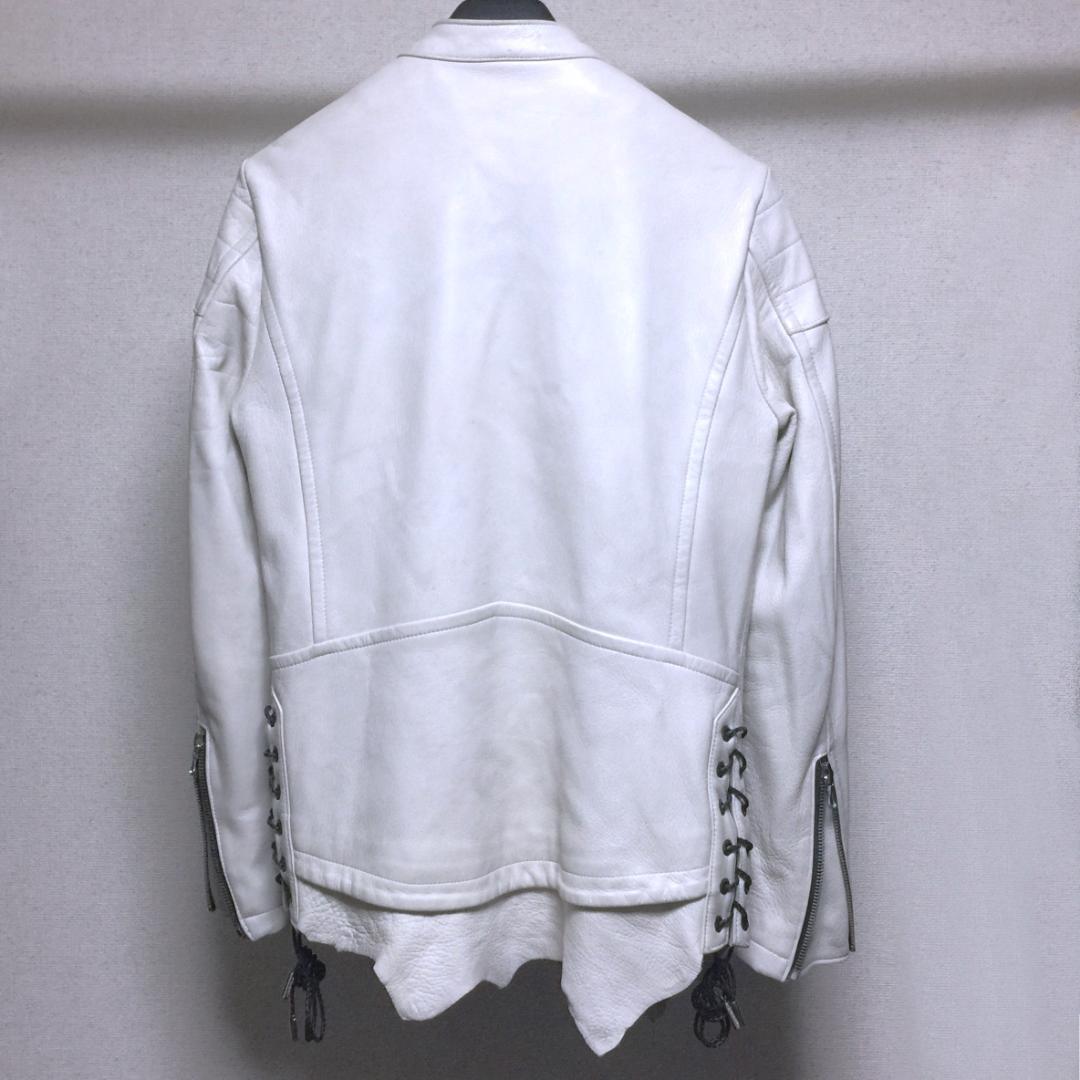 限定 Roen × BACKBONE 鹿革 ディアスキン ライダースジャケット