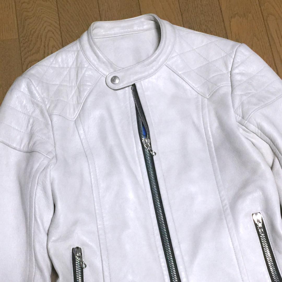 限定 Roen × BACKBONE 鹿革 ディアスキン ライダースジャケット