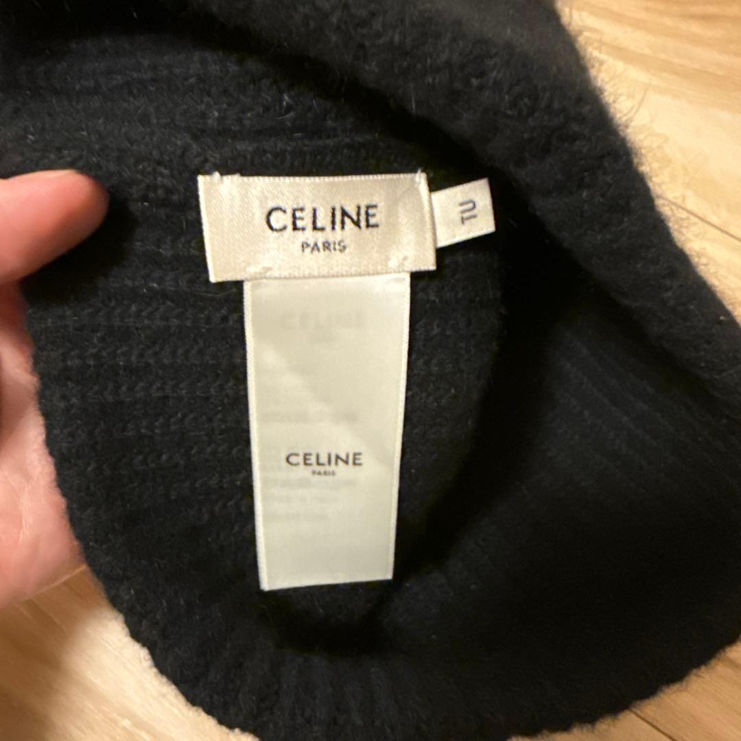 新宿伊勢丹購入 新品同様 セリーヌ ニットキャップ