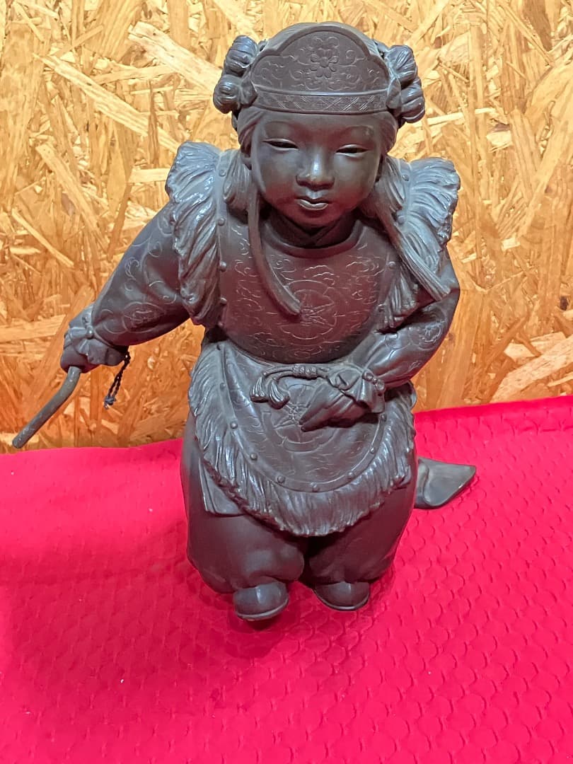 童舞　還城楽　前田照雲　ブロンズ ？