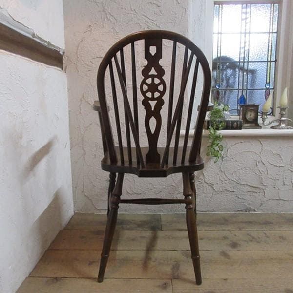 イギリス アンティーク 家具 アームチェア ウィンザーチェア 椅子 4728e