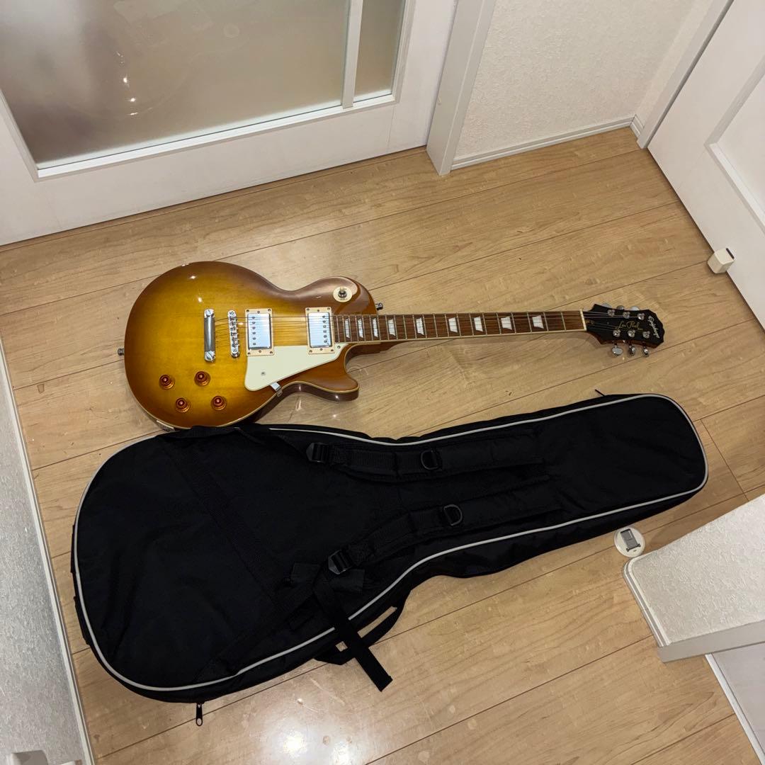 安い　Epiphone Les Paul スタンダード　エピフォンいい音