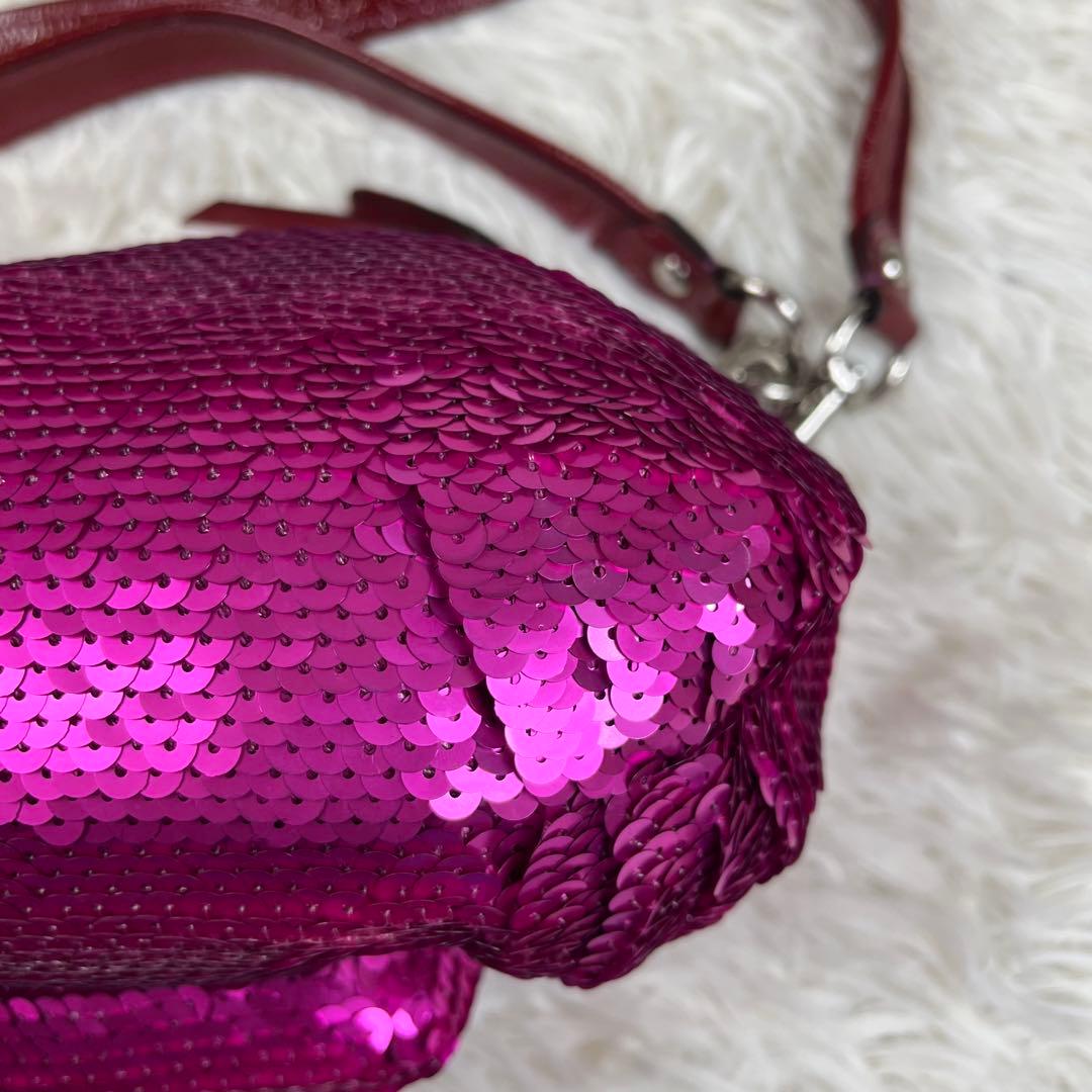 【希少 絢爛豪華】COACH ポピー ワンショルダー 2way スパンコール