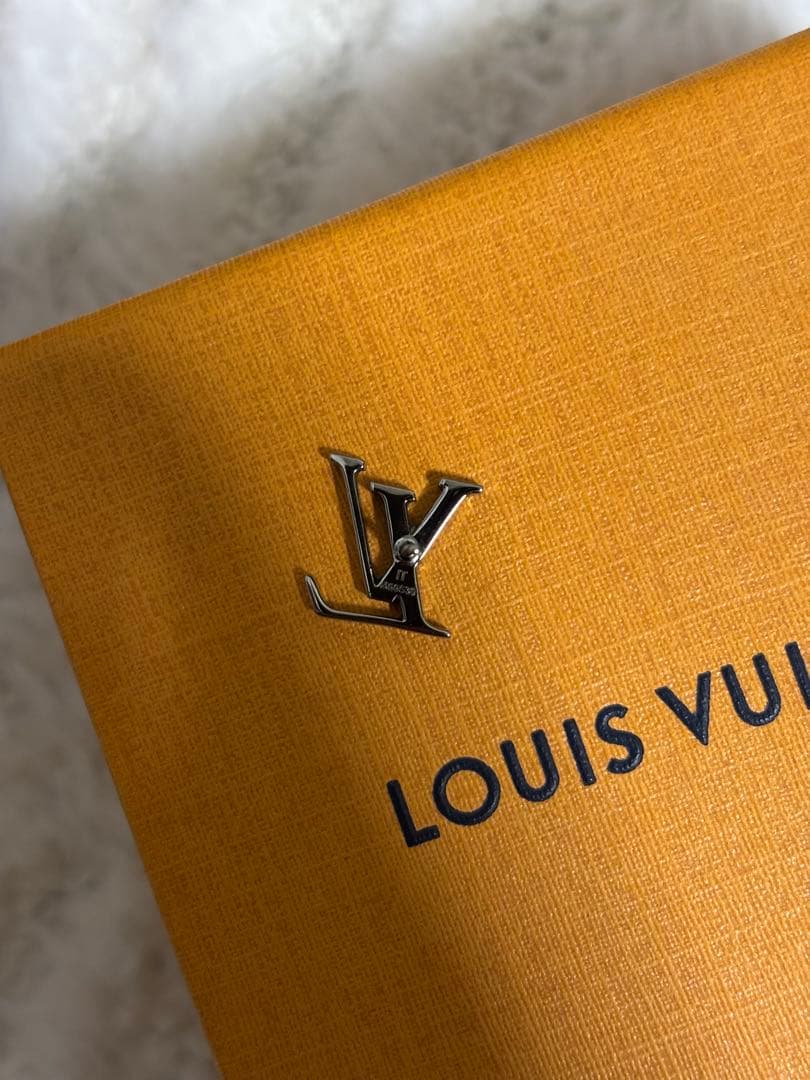 Louis Vuitton シルバーロゴピアスセット