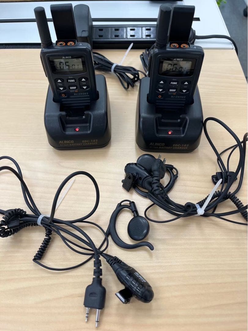【値下げ】ALINCO　アルインコ　無線機　トランシーバー2台セット