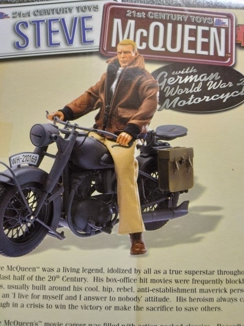 スティーヴ・マックィーン　大脱走オートバイver.　新品未開封品/入手困難稀少品