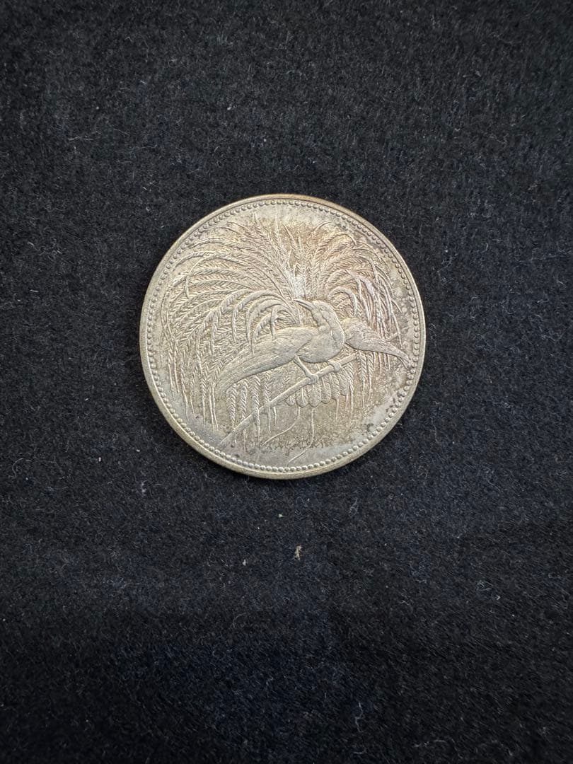 C_0012_1894年ドイツ領ニューギニア極楽鳥５マルク銀貨